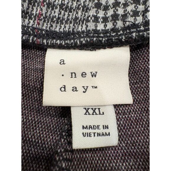 Target A New Day Gray Plaid Pull On Pants - XXL - NWT - Picture 5 of 10